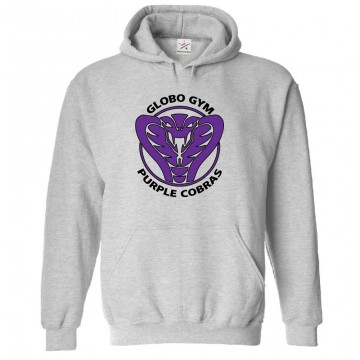 Globo Gym Purple Cobras Unisex Kids and Adults Fans Pullover Hoodie For Dodgeball Fans									 									 									